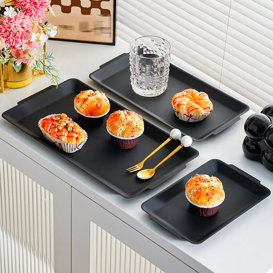 Stainless Steel Round Snack Plate