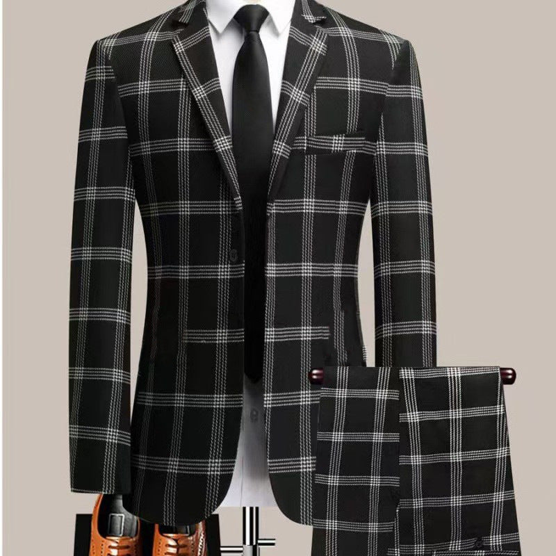 Mens Casual Loose-fitting Versatile Suit Set