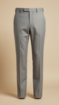 Tailored Wool Trousers with Tapered Leg