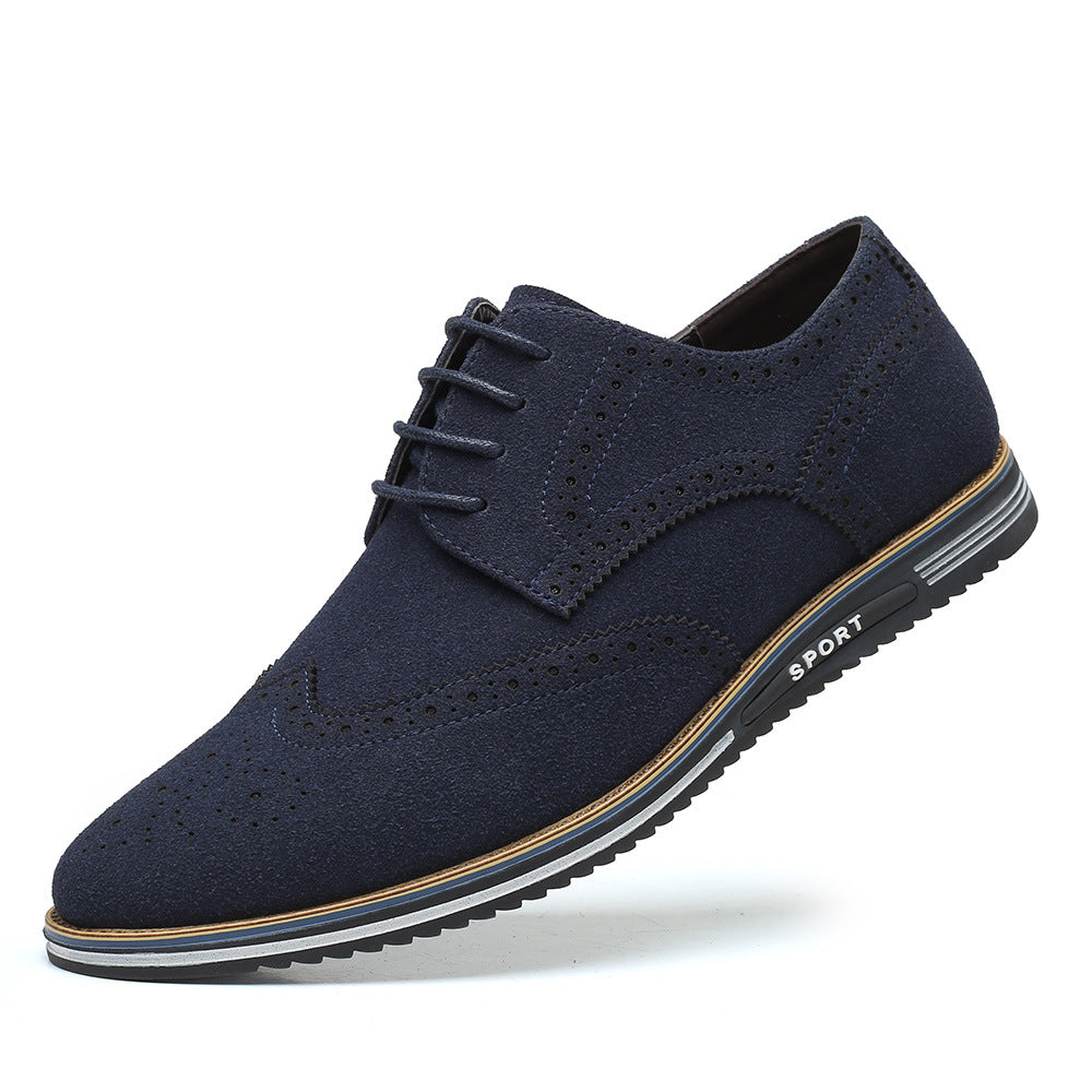 Men's Brogue Suede Casual Shoes