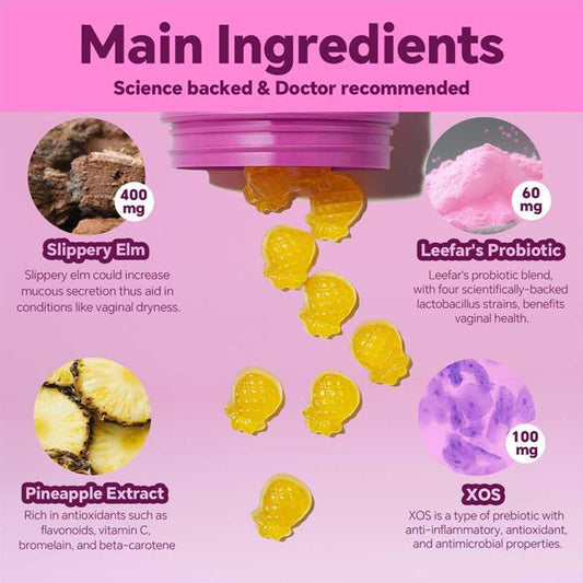Women's Probiotic Pineapple Gummies