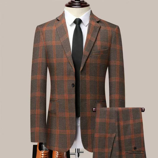 Mens Casual Loose-fitting Versatile Suit Set