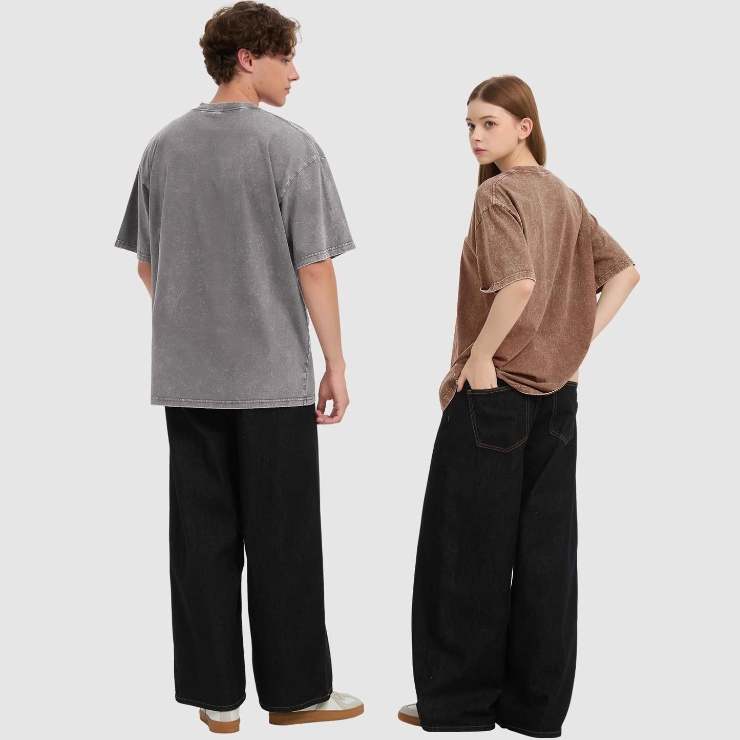 Tie-dye loose short-sleeved top for men