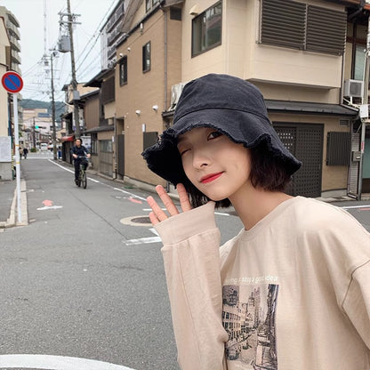 Summer Japanese-style Fresh And Artistic Face-flattering All-match Sun Hat For Women