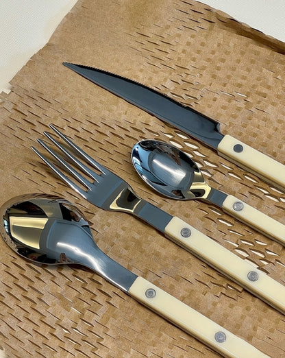 Elegant Modern Nordic Flatware Set Of 8 ( $4.9 Each ) - Bistrot Rivet