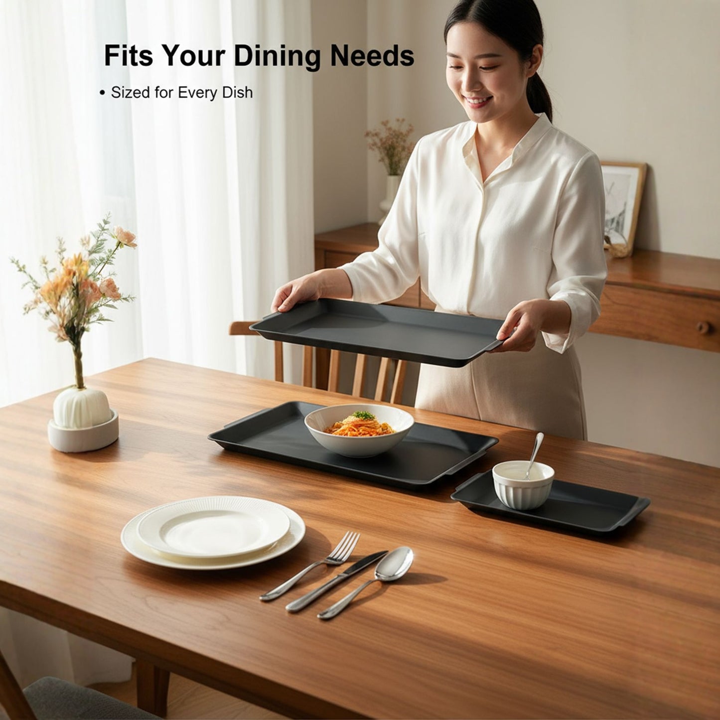 Stainless Steel Round Snack Plate