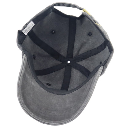 Dog Girl Embroidered Baseball Cap, Washed Cotton Vintage Hat For Dog Lovers