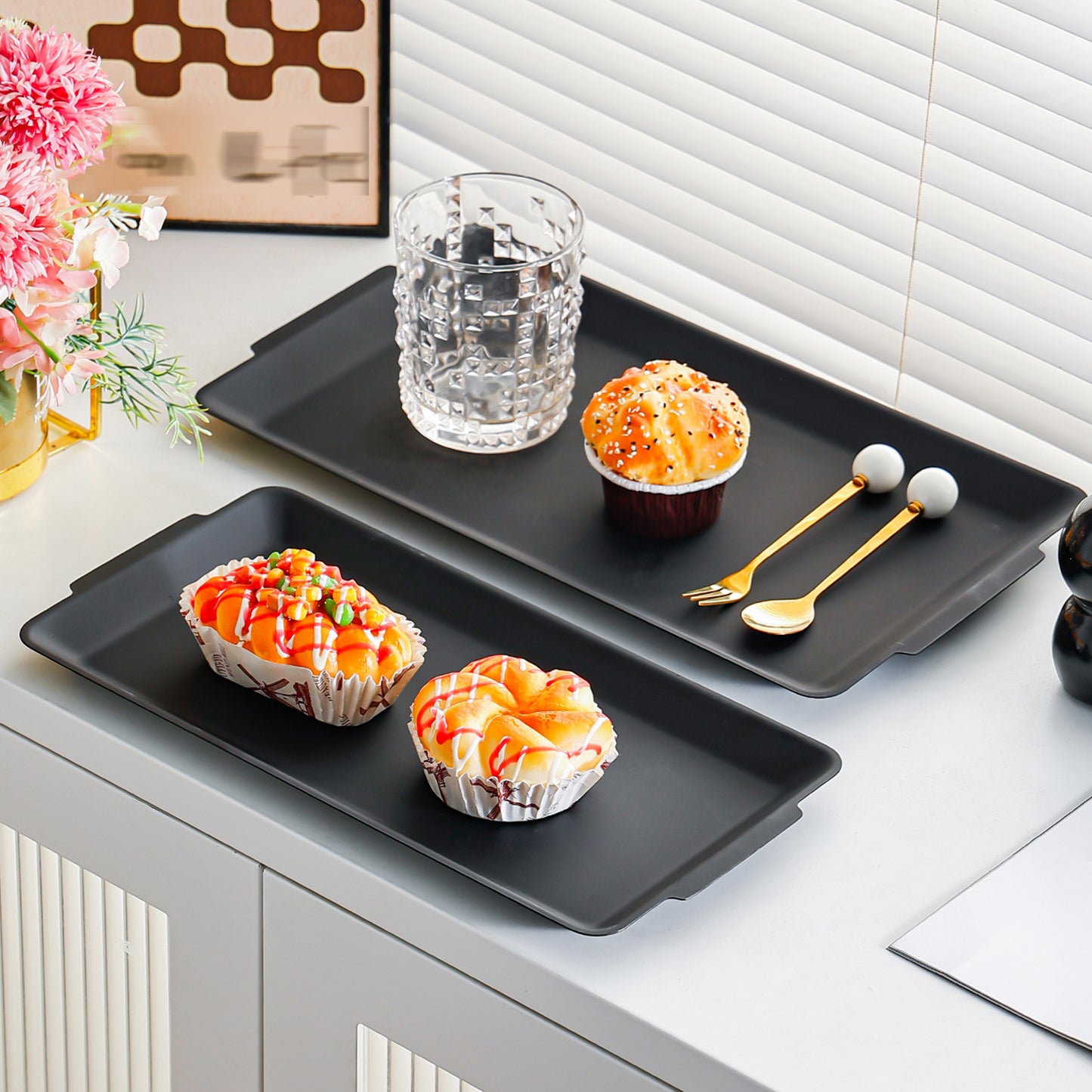 Stainless Steel Round Snack Plate