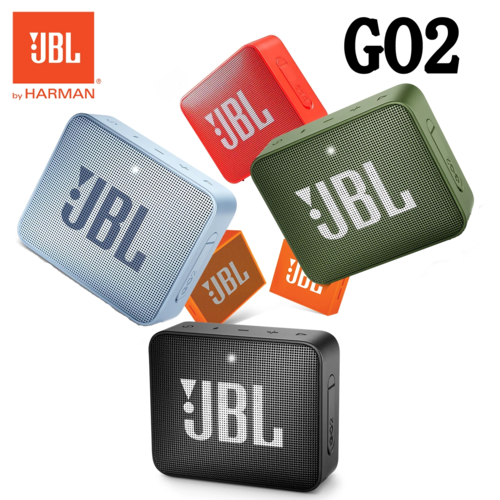 مكبر صوت بلوتوث لاسلكي IPX7 مقاوم للماء JBL GO 2 للاستخدام الخارجي