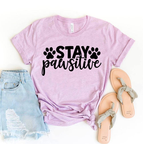تيشيرت "كن إيجابيًا" (Stay Pawsitive)
